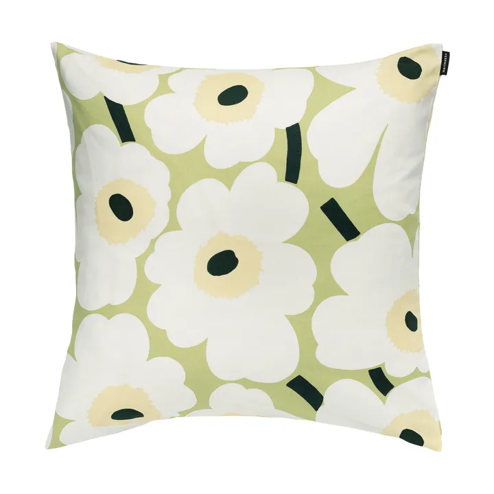Pieni Unikko Kissenbezug 50x50cm - Pear, off white, melon - Marimekko