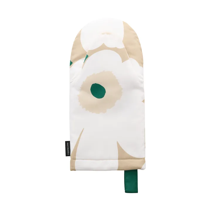 Pieni Unikko Ofenhandschuh - Sand-weiß-hay-emerald - Marimekko