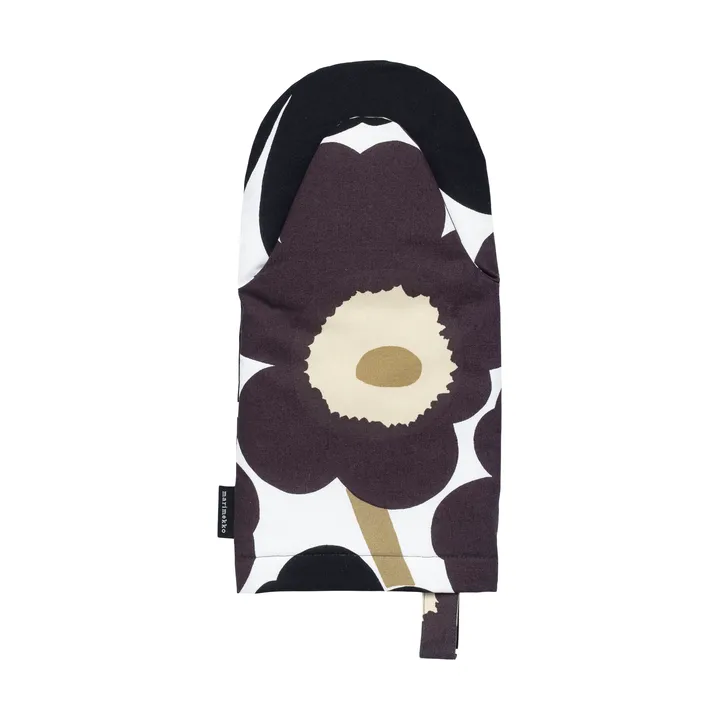 Pieni Unikko Ofenhandschuh - White-dark grey-beige - Marimekko