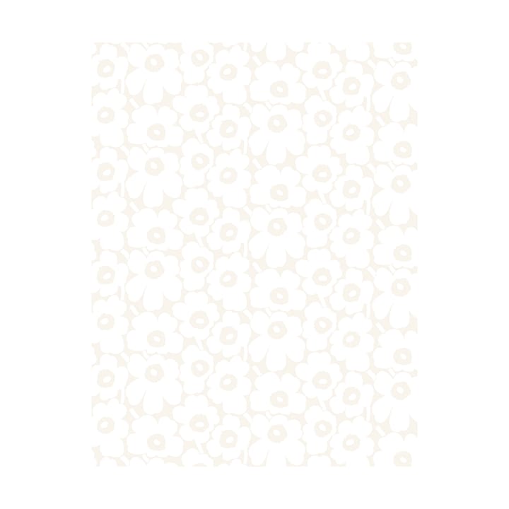 Pieni Unikko Wachstuch, White Marimekko