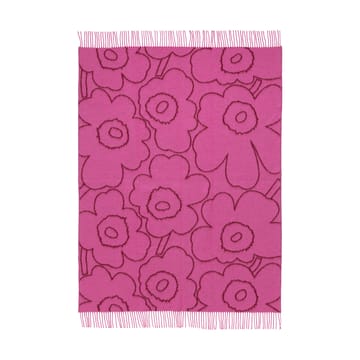Piirto Unikko Pläd 130x170 cm - Bordeaux-fuchsia - Marimekko