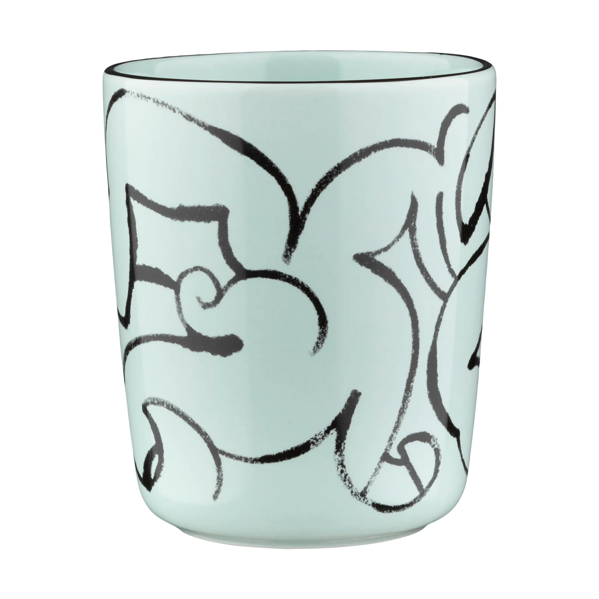 Pistilla Tasse 25 cl, Mint-black Marimekko