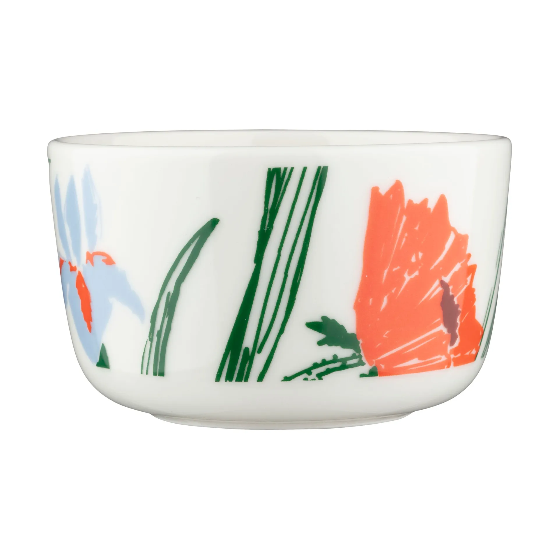 Puutarhakutsut Schale 2,5 dl, White-green-orange Marimekko