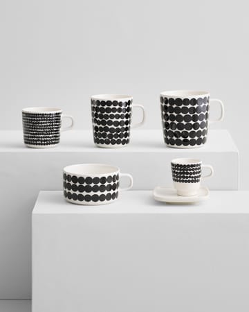 Räsymatto Espressotasse - Schwarz-weiß - Marimekko