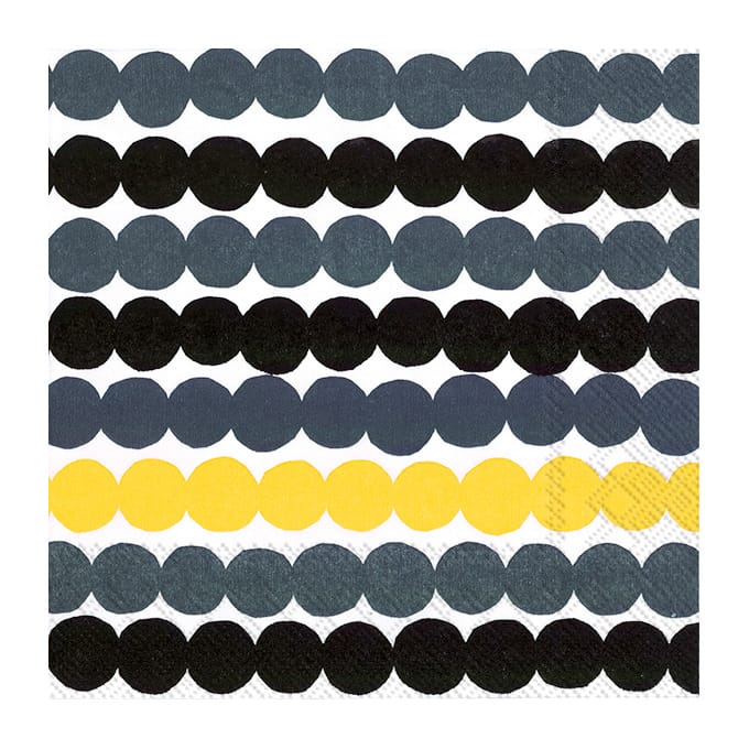 Räsymatto Serviette 33 x 33cm 20er Pack, Gelb Marimekko