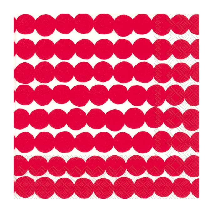 Räsymatto Serviette 33 x 33cm 20er Pack - Rot - Marimekko