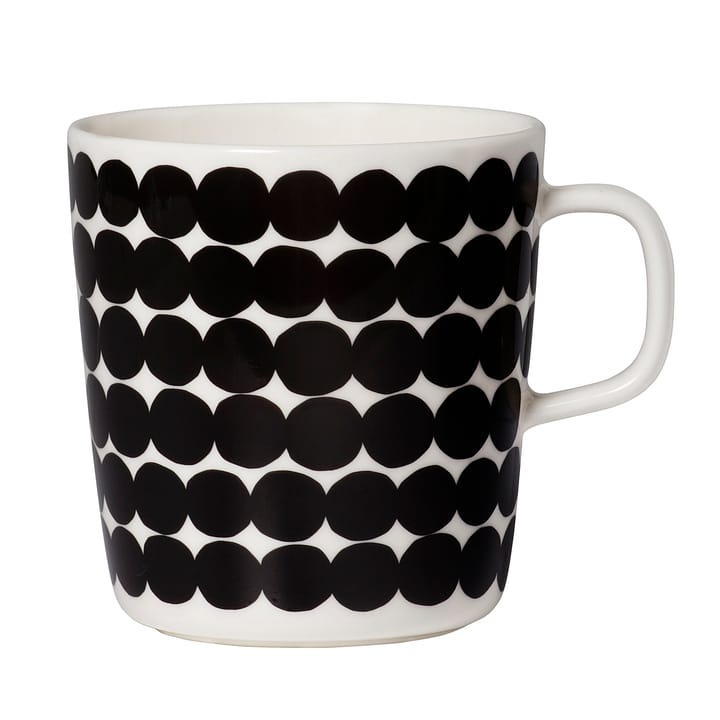 Räsymatto Tasse 4 dl, Schwarz-weiß Marimekko