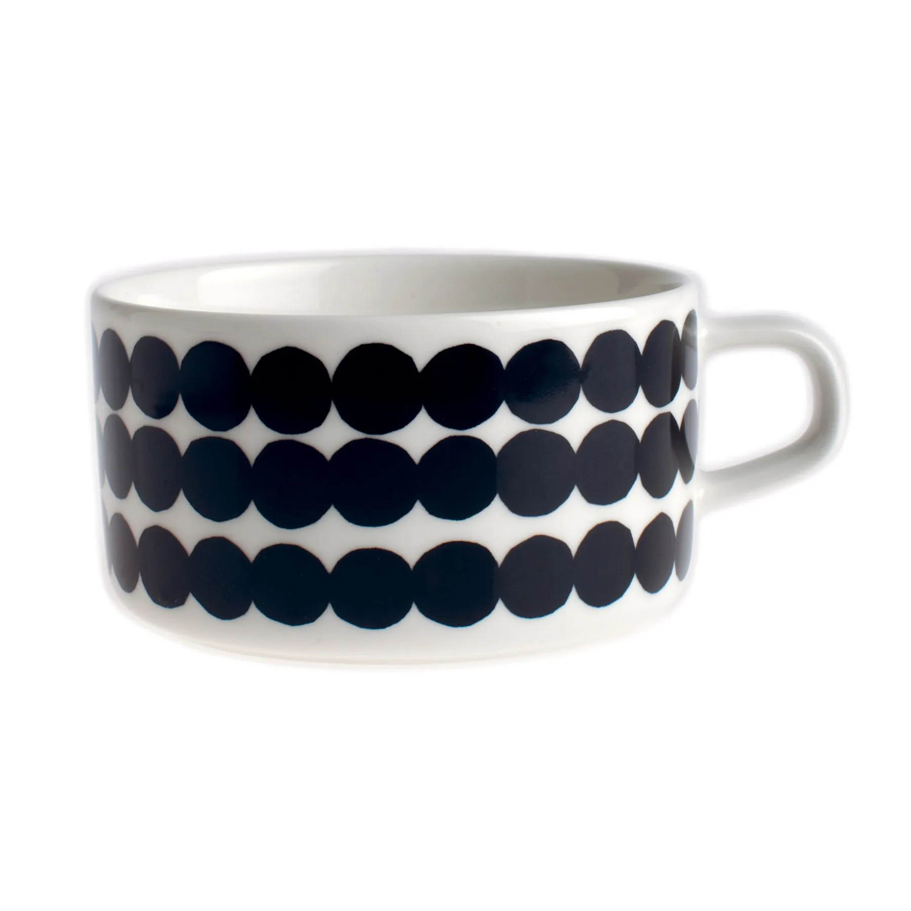 Räsymatto Teetasse 25 cl, Schwarz-weiß Marimekko