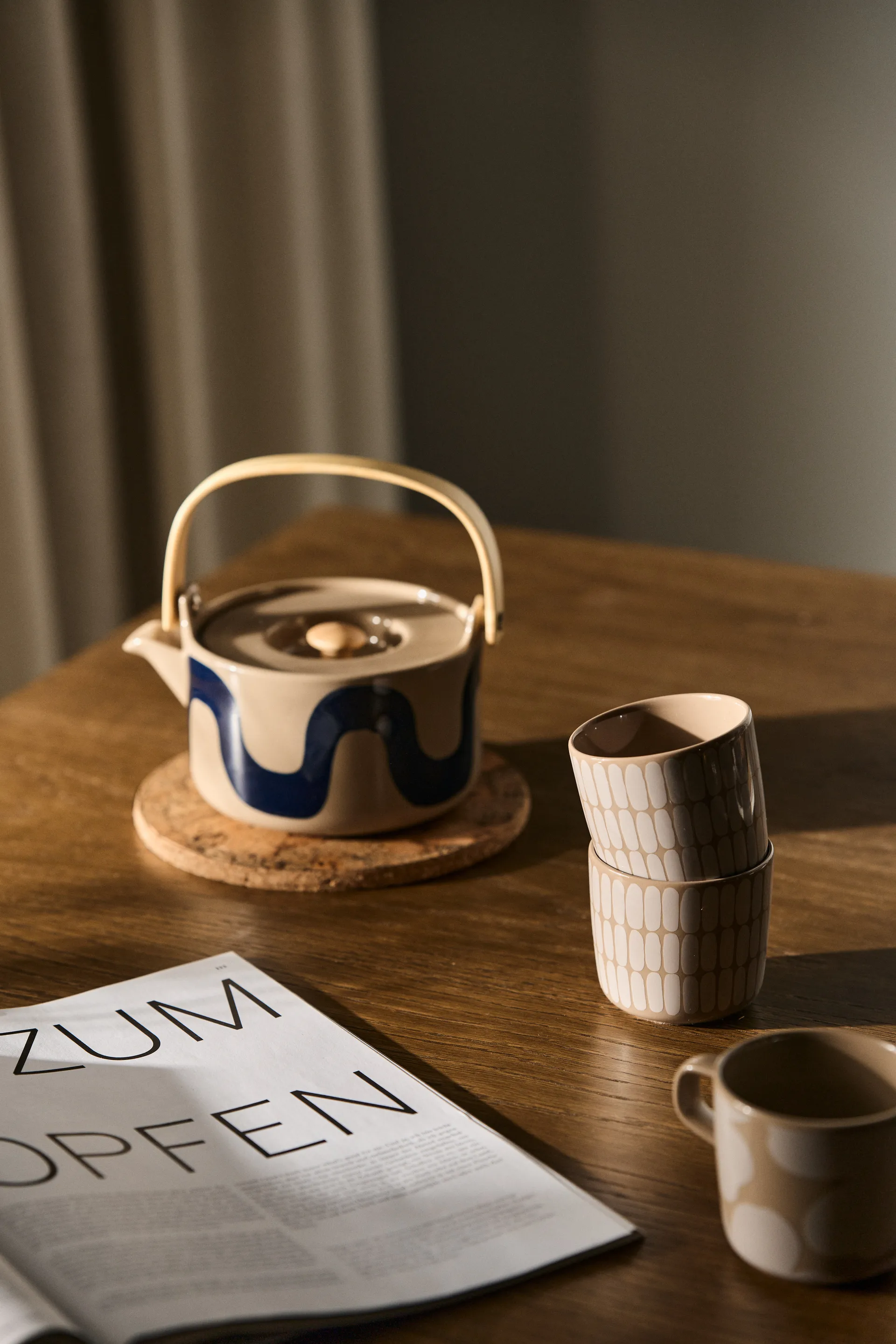 Seireeni Teekanne 7 dl, Terra-Dunkelblau Marimekko