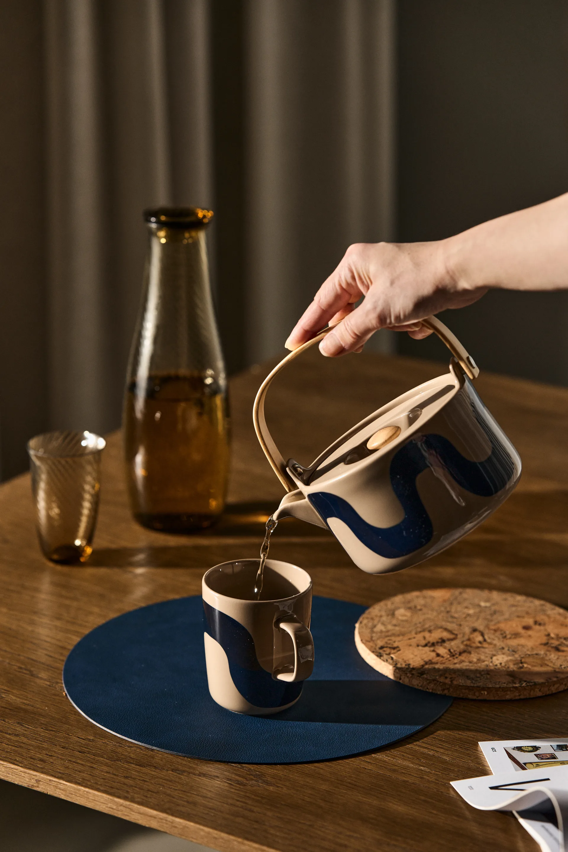 Seireeni Teekanne 7 dl, Terra-Dunkelblau Marimekko