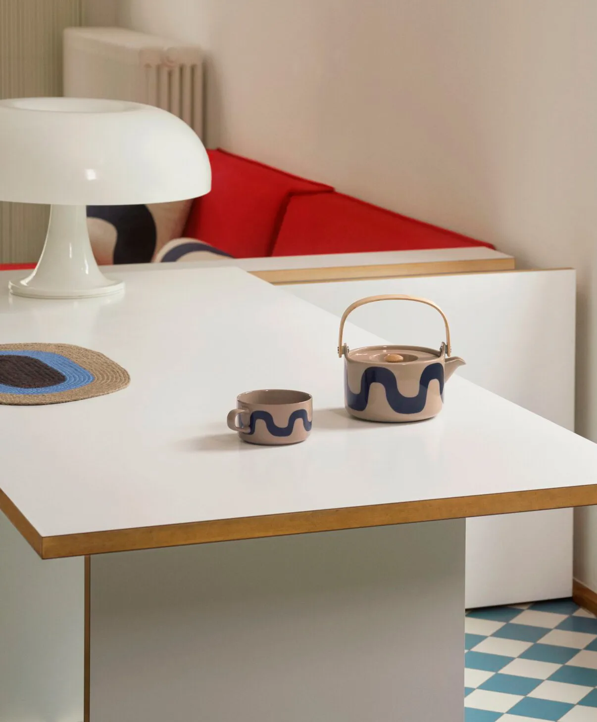 Seireeni Teekanne 7 dl, Terra-Dunkelblau Marimekko