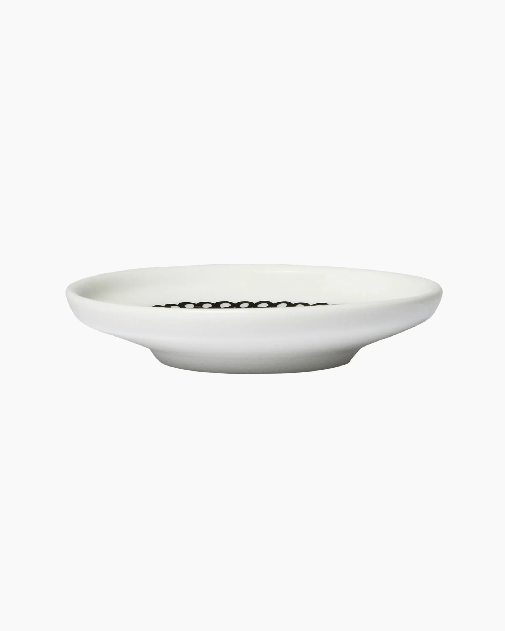 Siirtolapuutarha Teller 8,5cm, Schwarz-weiß Marimekko
