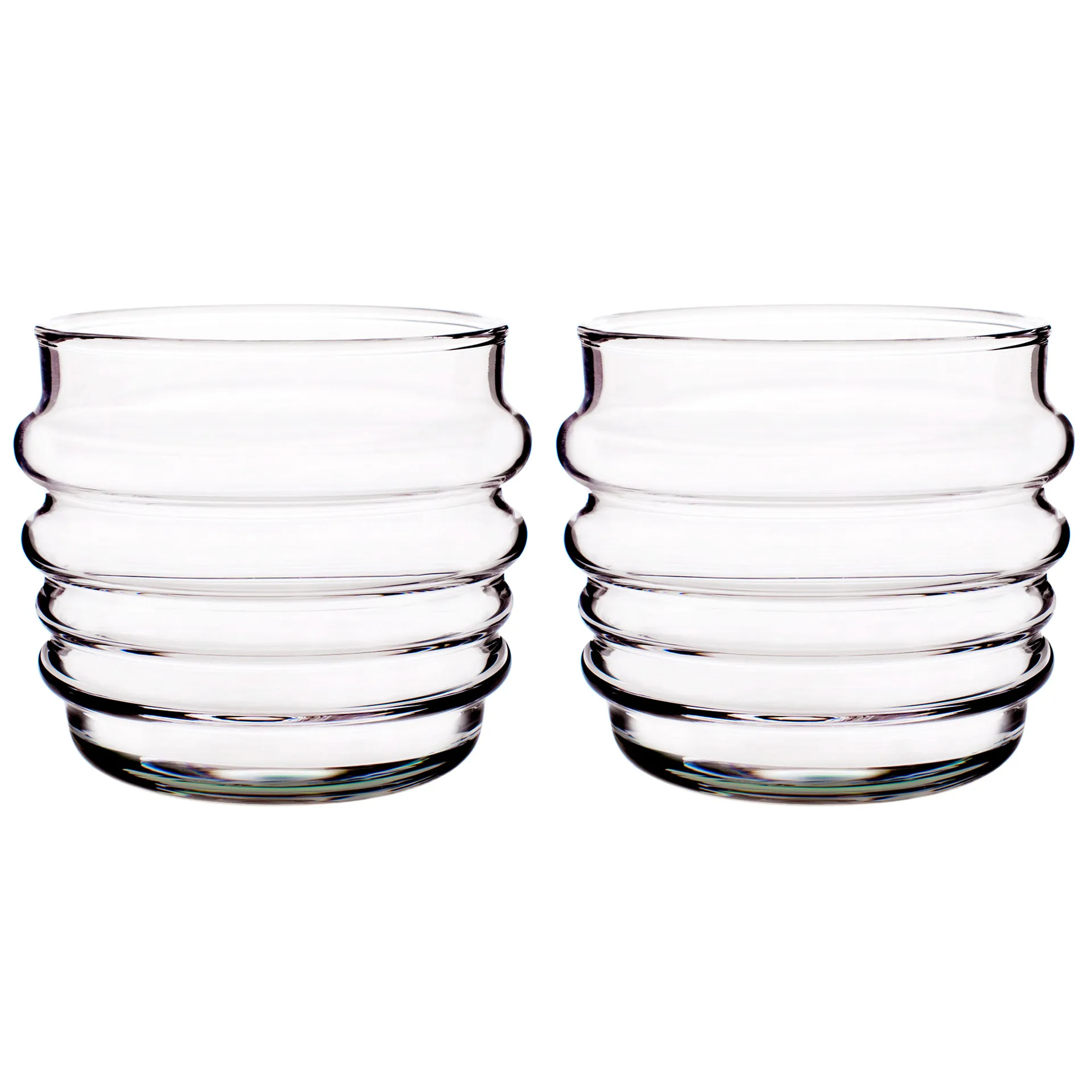 Sukat Makkaralla Glas 2-pack, Klar 2er Pack Marimekko