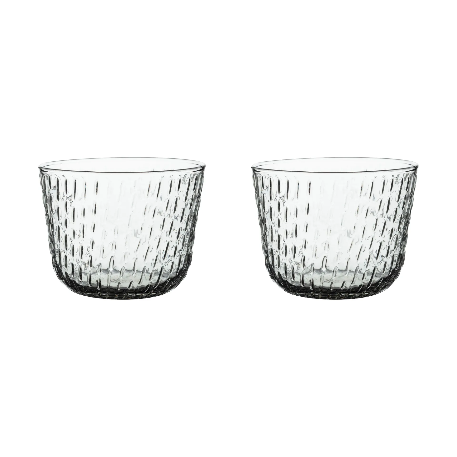 Syksy Wasserglas 2 dl 2er Pack, Misty grey Marimekko