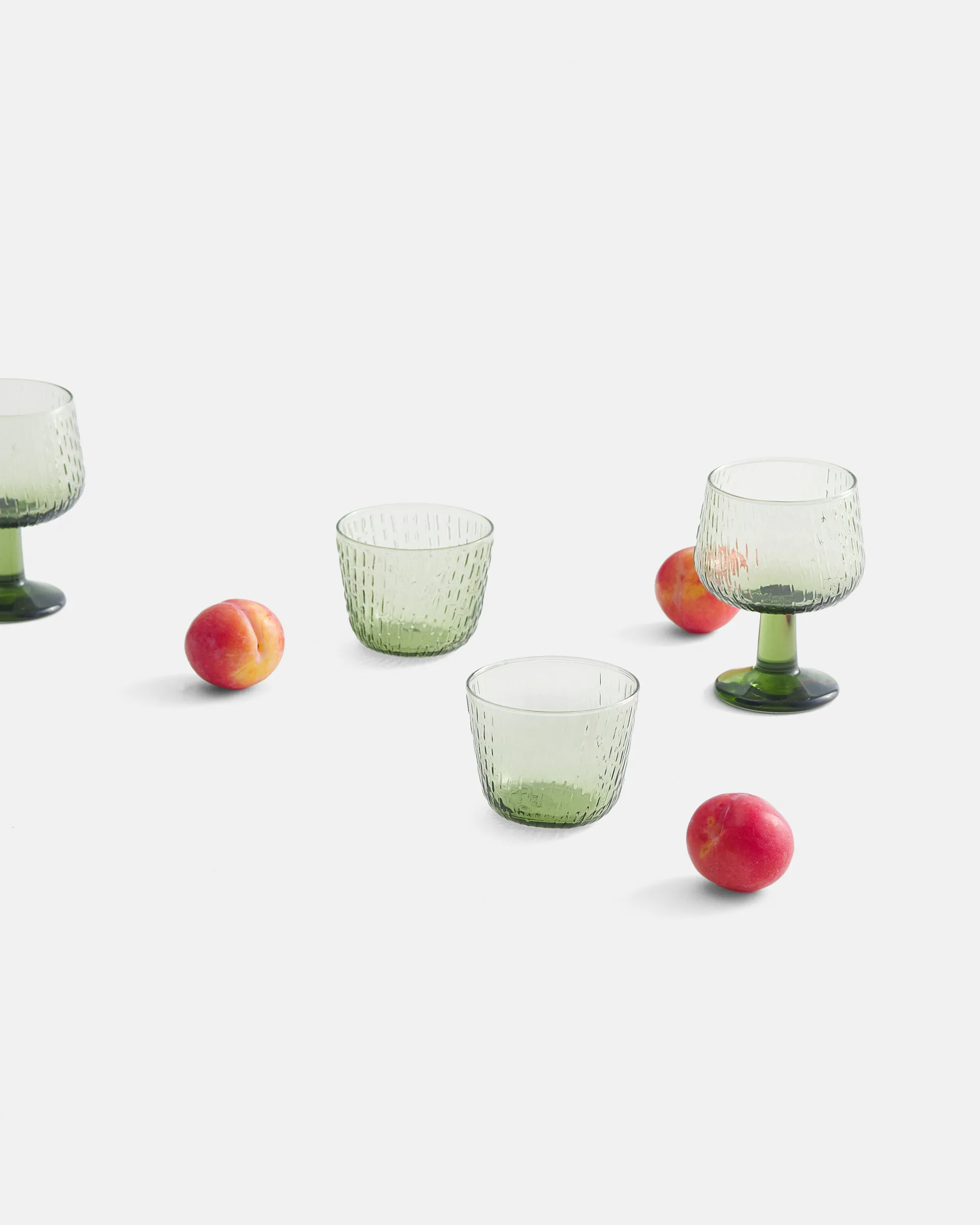 Syksy Wasserglas 2 dl 2er Pack, Olive Marimekko
