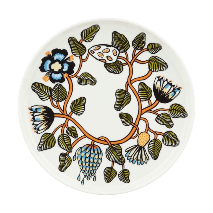 Tiara Teller Ø25 cm - Weiß - Marimekko