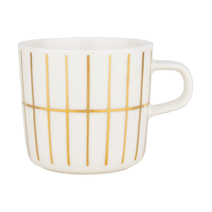 Tiiliskivi Kafeetasse 20 cl, White-gold Marimekko