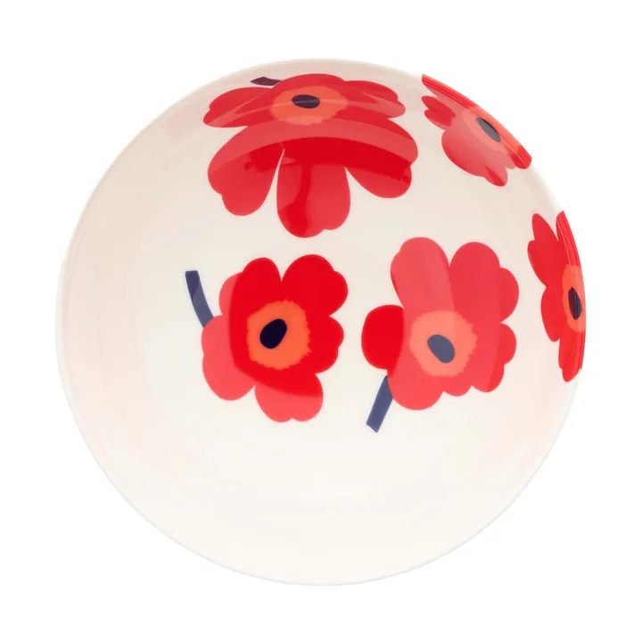 Unikko 1,3 l - Weiß-Rot-Blau - Marimekko