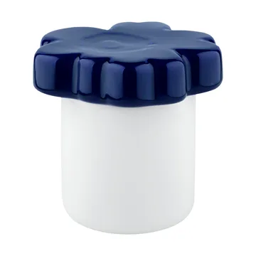 Unikko 60-Jahre Jubiläumsdose Ø6,5x15,5 cm - White-d. blue - Marimekko