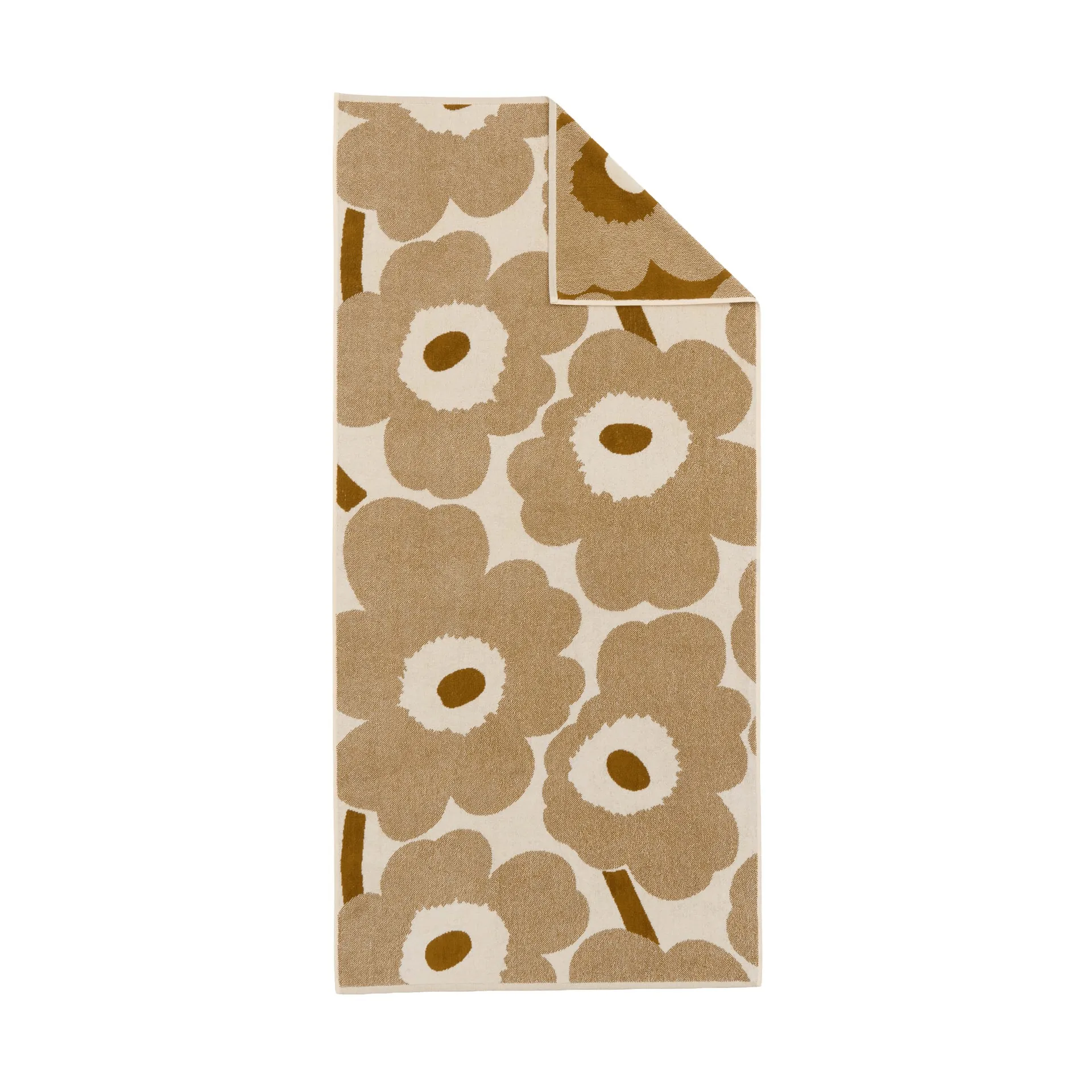 Unikko Badetuch 70x150cm, Off white-Bronze Marimekko