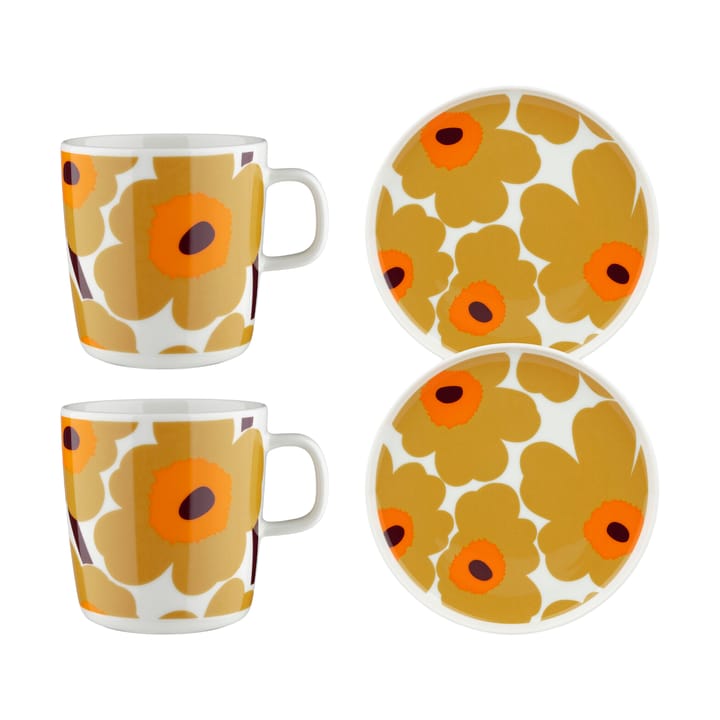 Unikko Frühstücksset - Beige - Marimekko