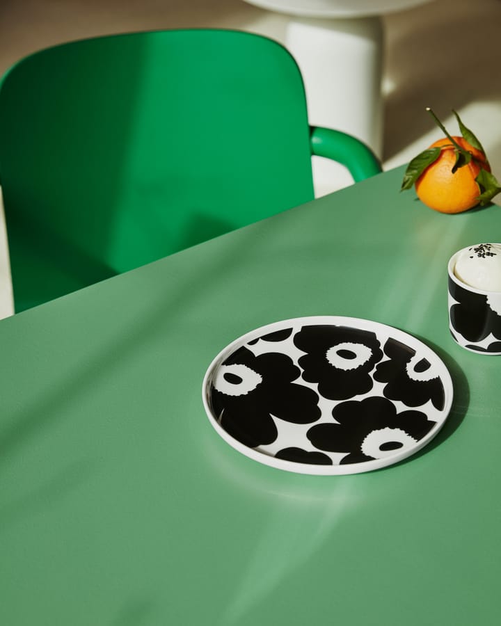 Unikko Frühstücksset, Weiß-schwarz Marimekko