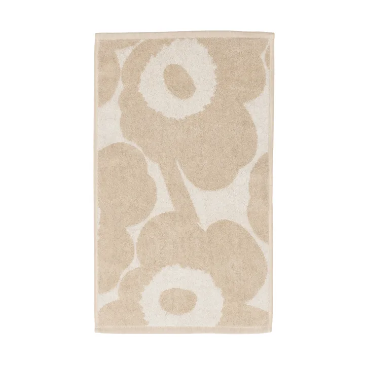 Unikko Gästehandtuch 30x50 cm - Off white-leinen - Marimekko