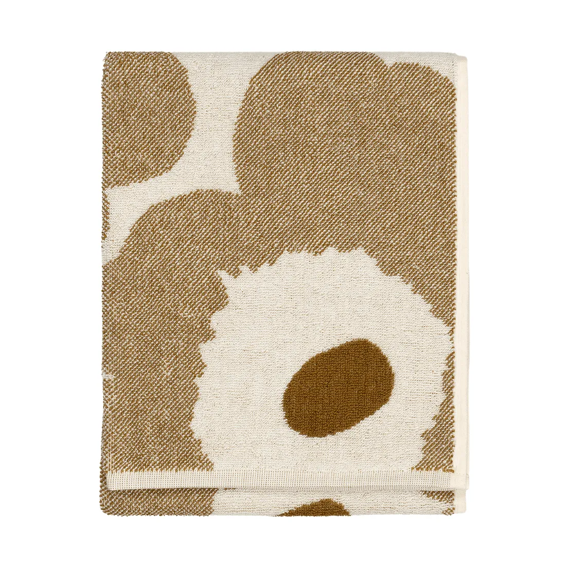 Unikko Handtuch 50x70cm, Off white-Bronze Marimekko
