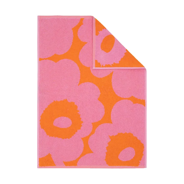 Unikko Handtuch 50x70cm - Orange-pink - Marimekko