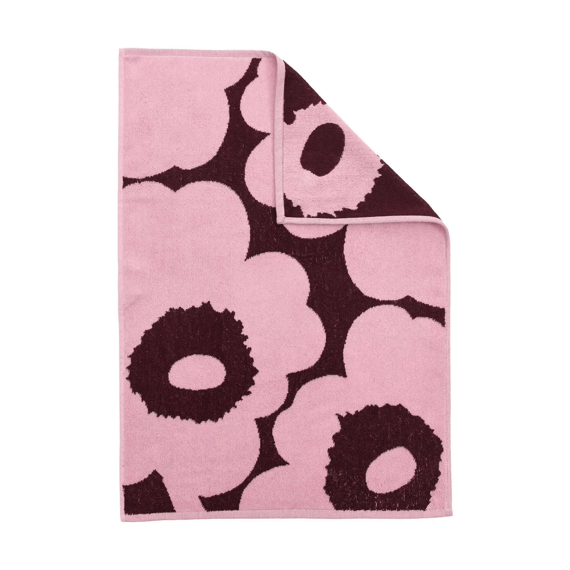 Unikko Handtuch 50x70cm, Pflaume-Pink Marimekko