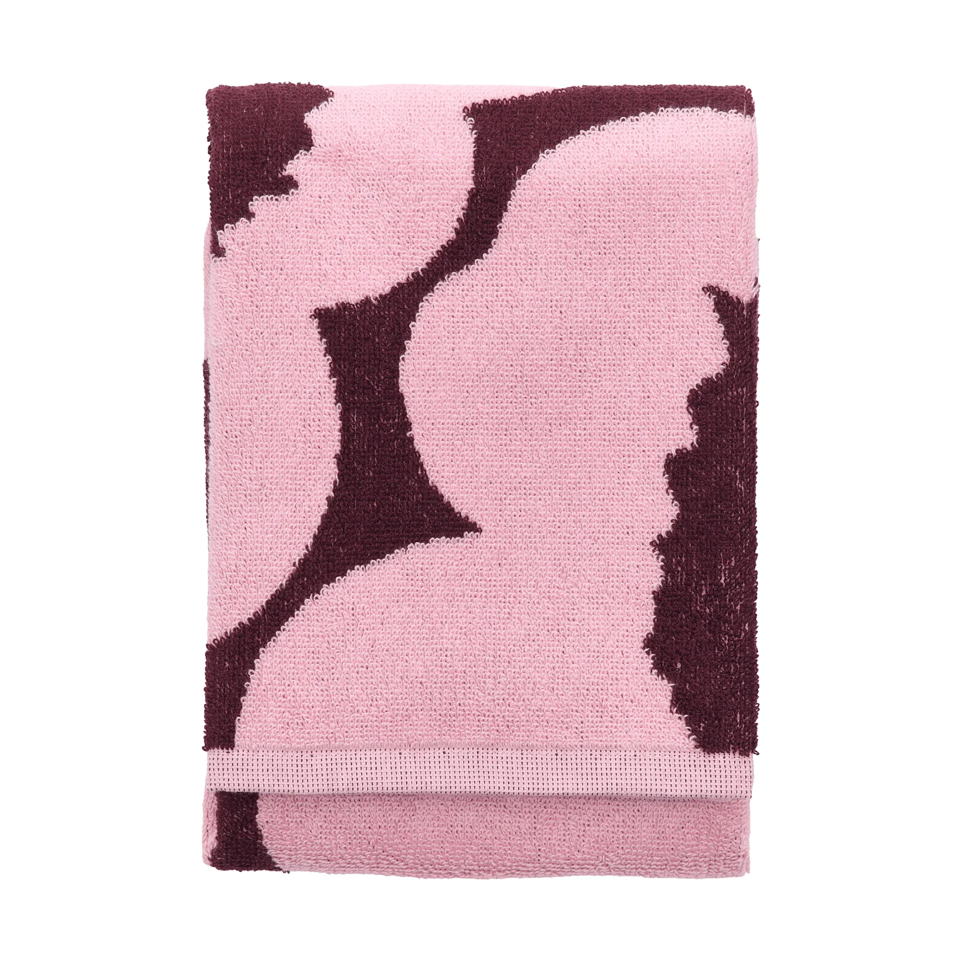 Unikko Handtuch 50x70cm, Pflaume-Pink Marimekko