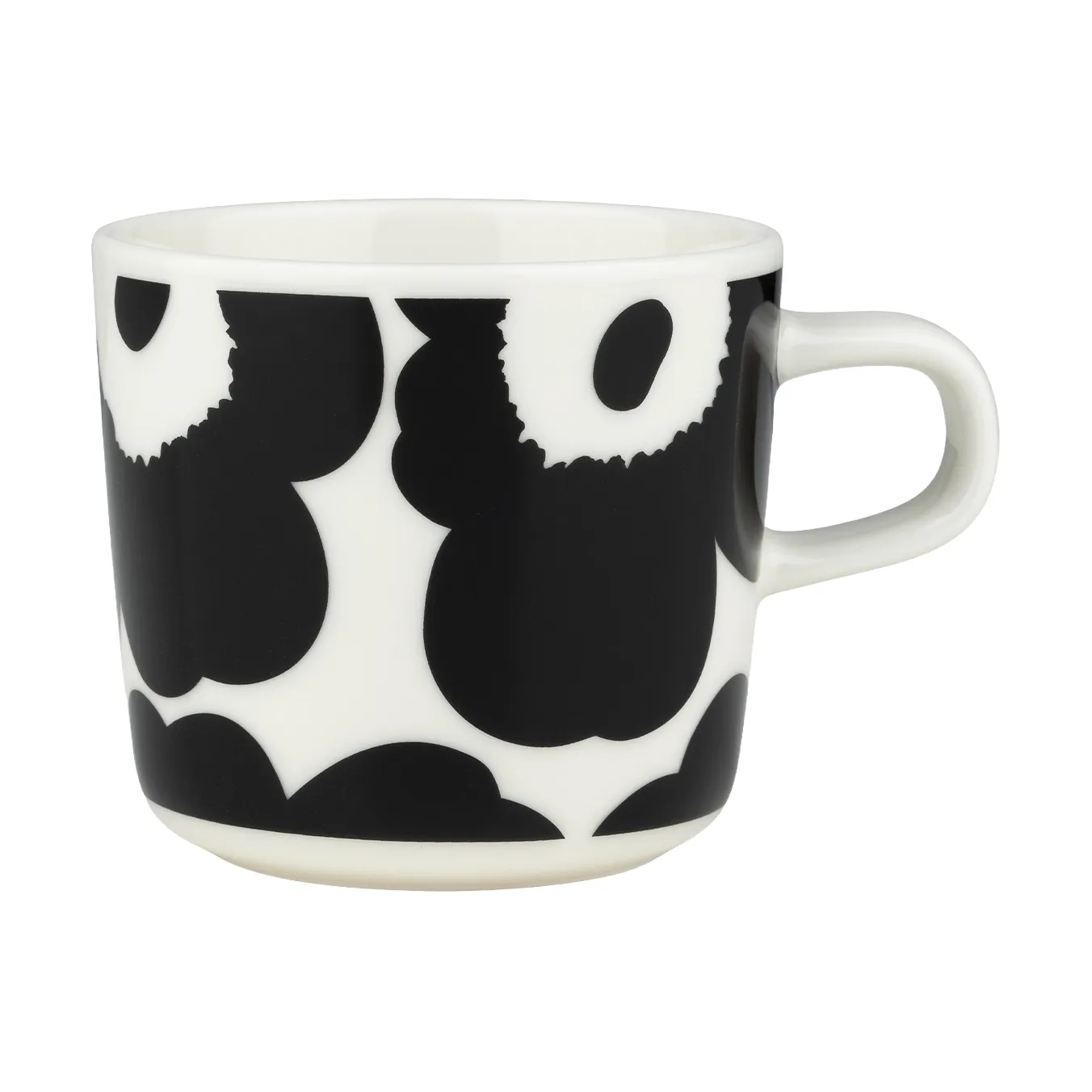 Unikko Kaffeetasse 20 cl, Black-white Marimekko