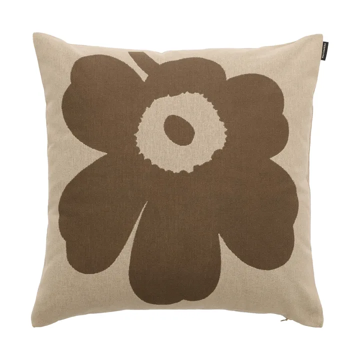 Unikko Kissenbezug 50x50 cm - Off white-Maulwurfbraun - Marimekko