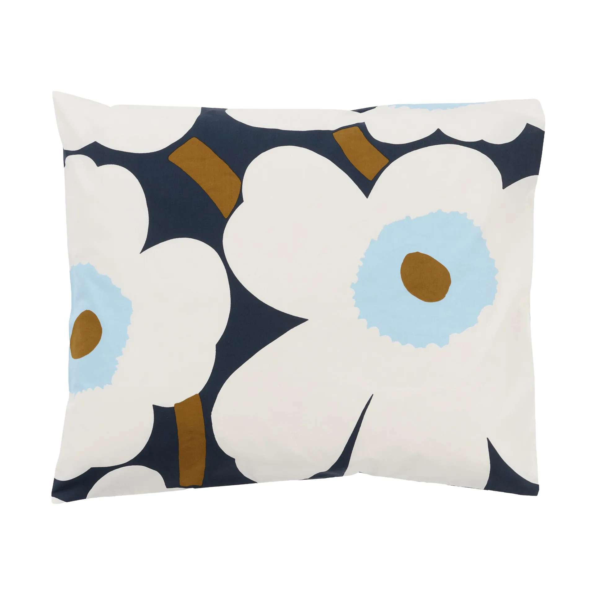 Unikko Kissenbezug 50x60cm, Blueberry-Off white-Cold blue Marimekko