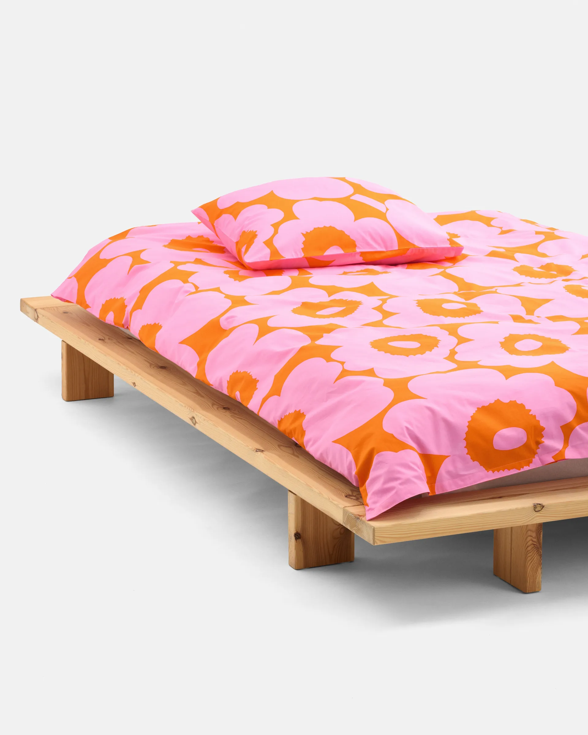 Unikko Kissenbezug 50x60cm, Orange-pink Marimekko