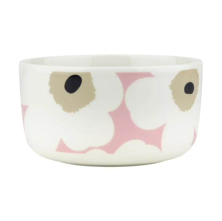 Unikko Schale 5dl - Off white-pink-sand-charcoal - Marimekko