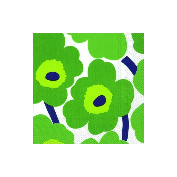 Unikko Serviette 33x33cm 20er Pack, Grün Marimekko