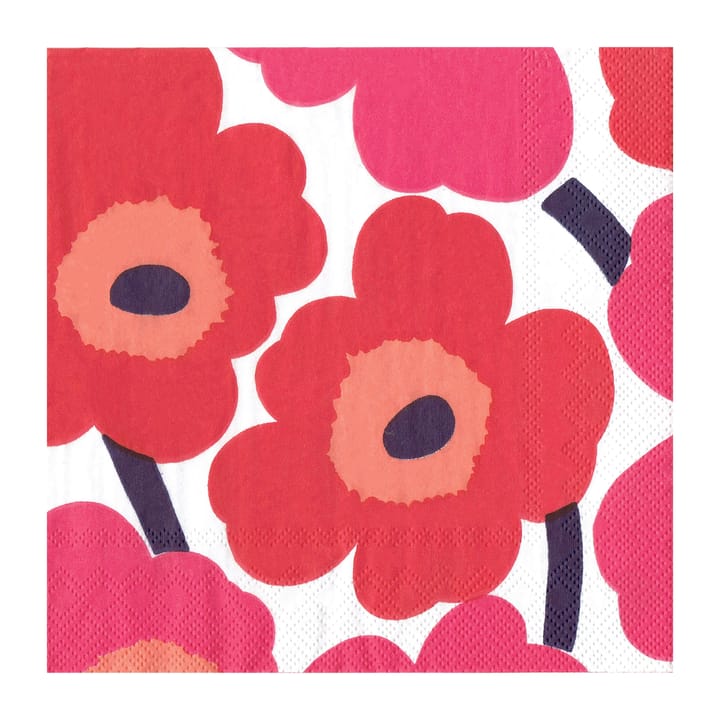 Unikko Serviette 40 x 40cm 20er Pack, Red Marimekko