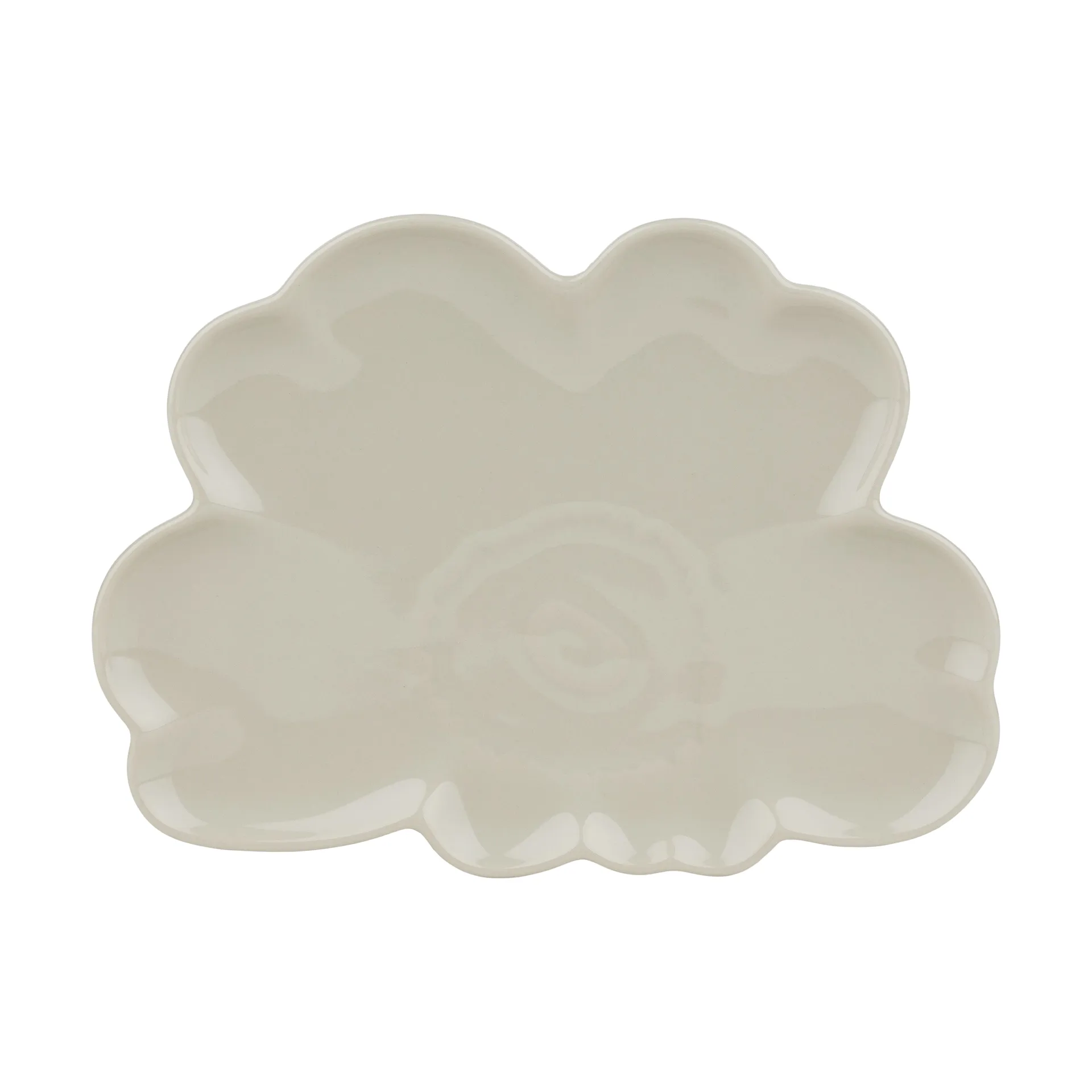 Unikko Shape Platte 19 cm, Stoneware Marimekko