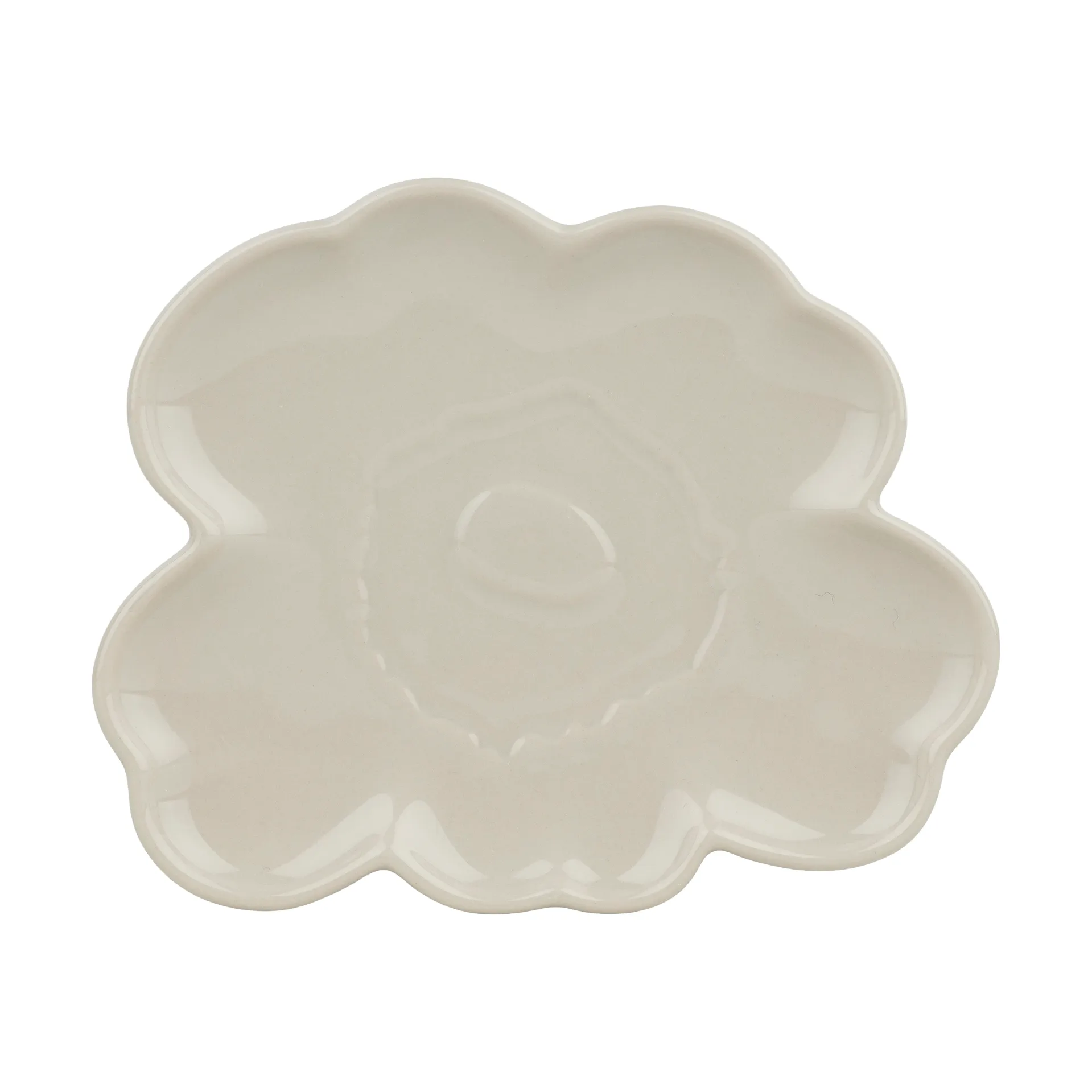 Unikko Shape Platte 19 cm, Stoneware Marimekko