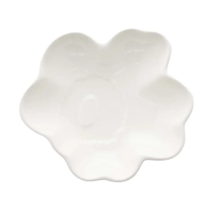 Unikko shape Teller 9 cm, Weiß Marimekko