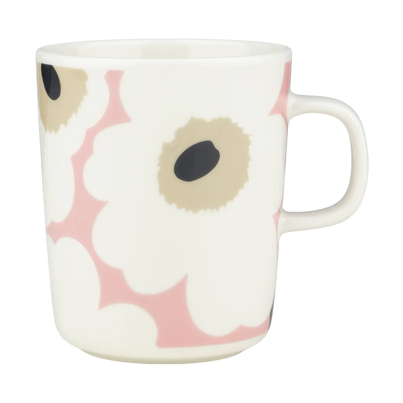 Unikko Tasse 25 cl, Off white-pink-sand-charcoal Marimekko