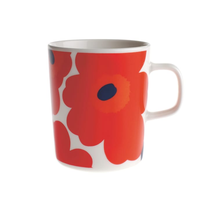 Unikko Tasse 25 cl - Rot-weiß - Marimekko