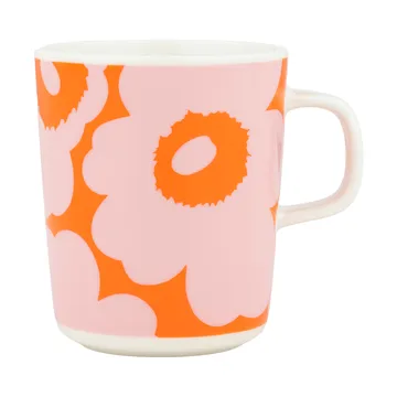 Unikko Tasse 25 cl - White-pink-orange - Marimekko
