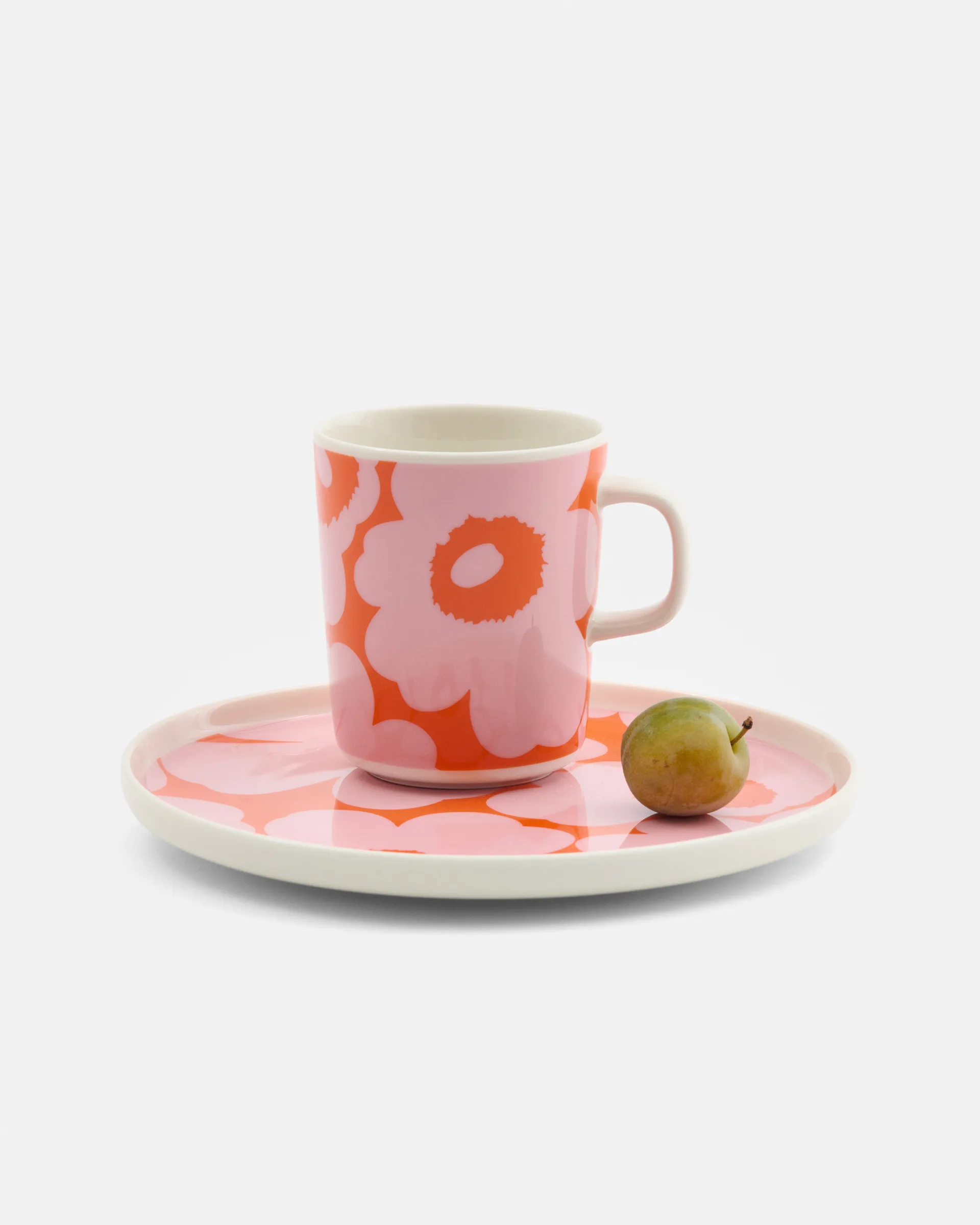 Unikko Tasse 25 cl, White-pink-orange Marimekko