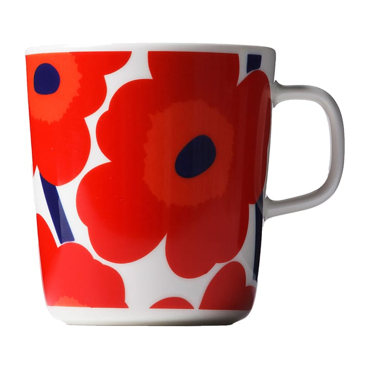 Unikko Teetasse 4dl, Rotweiß Marimekko