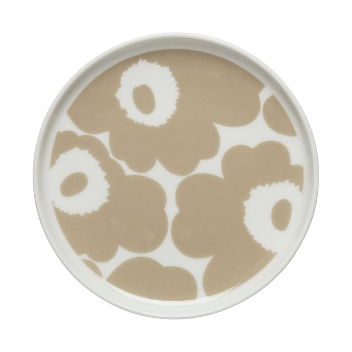 Unikko Teller Ø13,5cm, Weiß-beige Marimekko