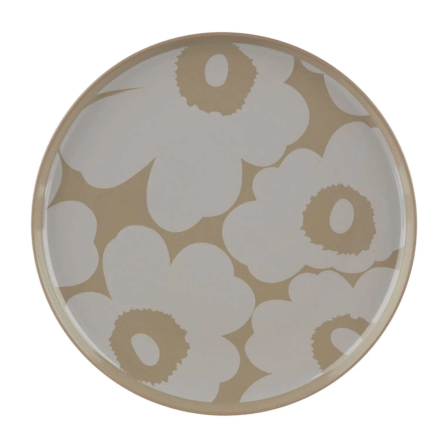Unikko Teller Ø20cm, Terra-weiß Marimekko