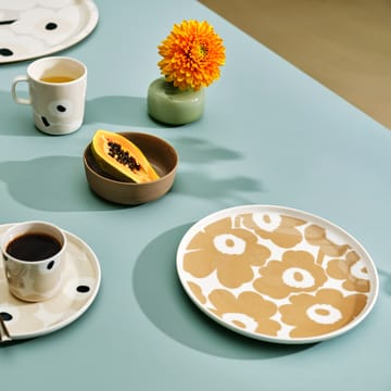 Unikko Teller beige-weiß - Ø25cm - Marimekko