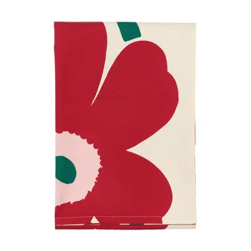 Unikko Tischdecke - Off white-cranberry-rose, 135x250 cm - Marimekko